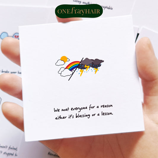 Minimalist Doodles Motivational Mini Cards