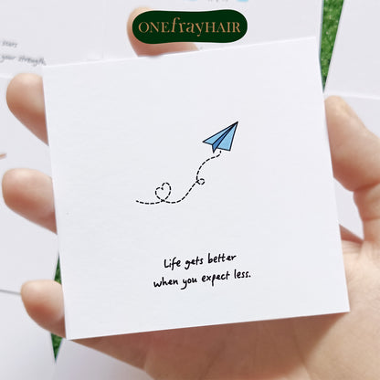 Minimalist Doodles Motivational Mini Cards