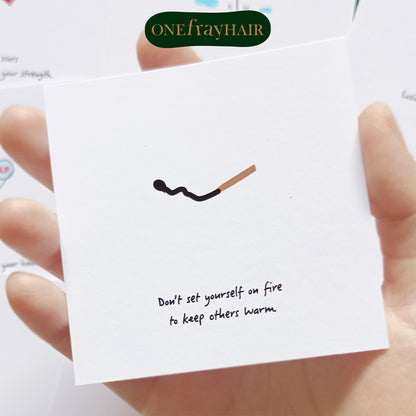 Minimalist Doodles Motivational Mini Cards