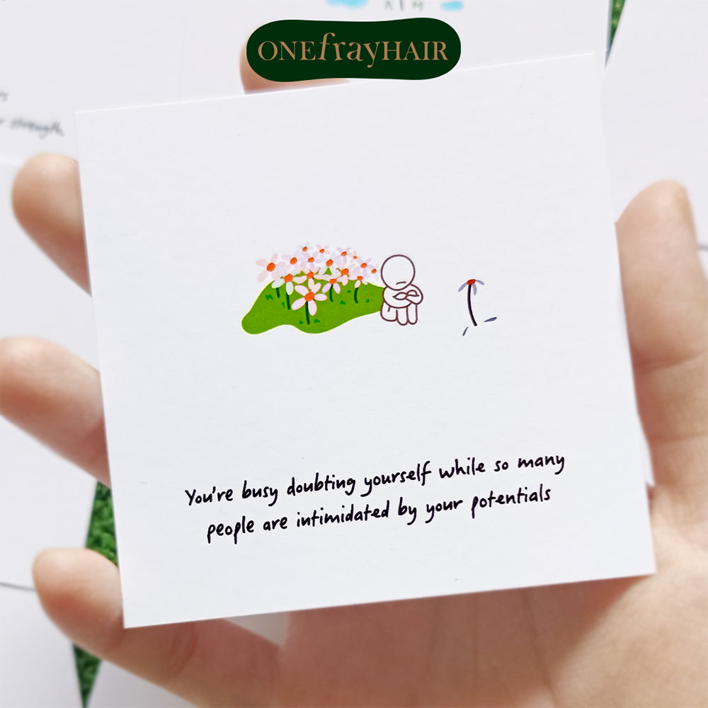 Minimalist Doodles Motivational Mini Cards